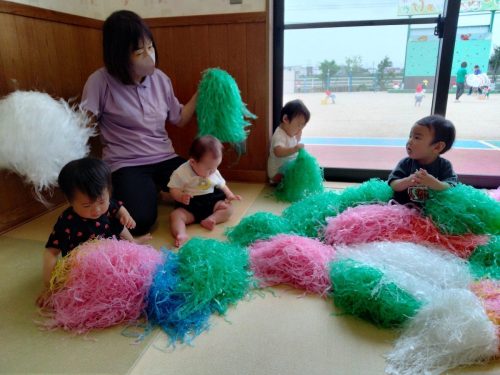 5月9日:ポンポンプールで遊んだよ