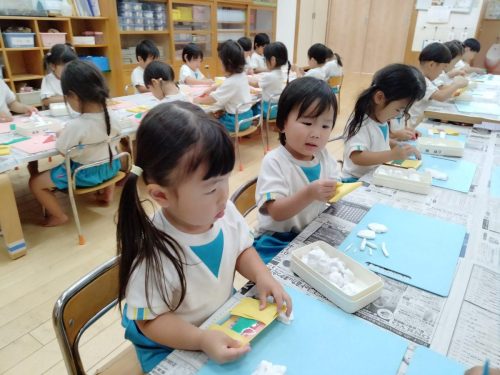 5月9日：粘土で遊んだよ♡