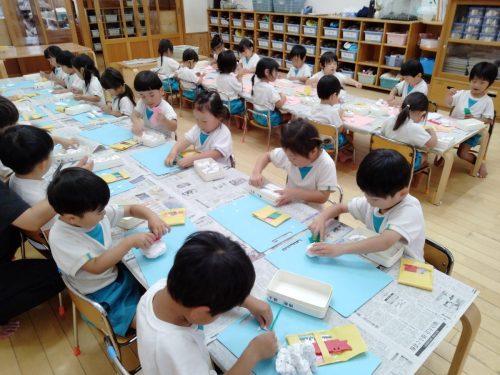 5月9日：粘土で遊んだよ♡