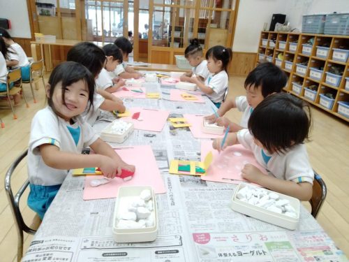 5月9日：粘土で遊んだよ♡