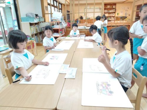 5月9日:上手に描けているね♡