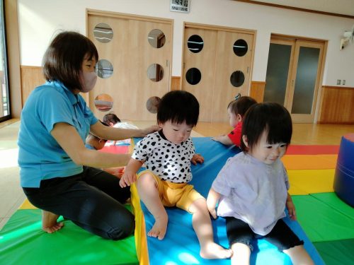 10月24日：クッションサーキットをしました！