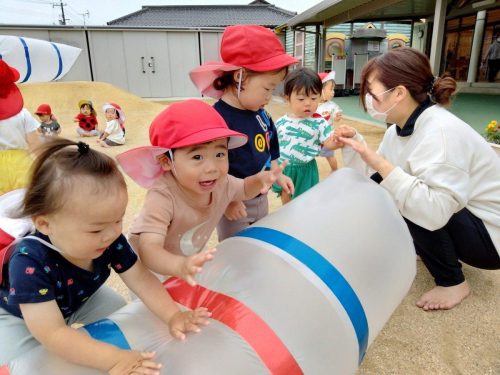 5月9日：もたれても割れないよ！