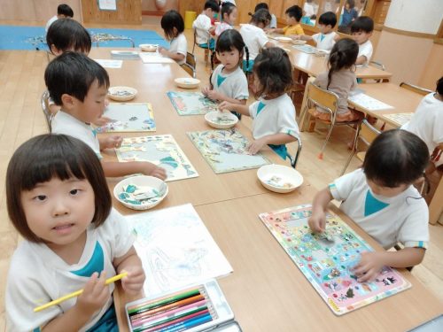 7月17日：ぬり絵にしようかなぁ～