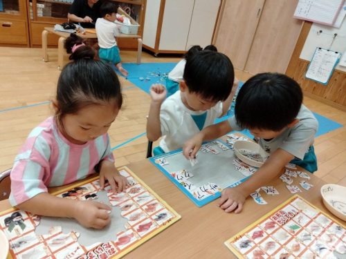 7月17日：お友達と一緒にするよ♪