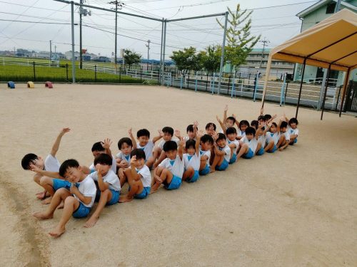 9月17日：跳び箱頑張るぞー！