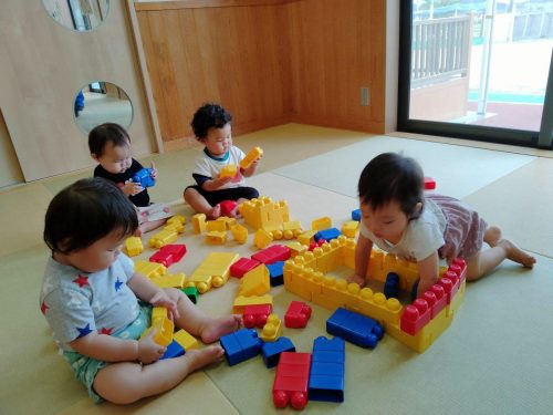9月18日：マグネットブロックで遊びました♪
