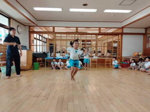 9月16日：あや跳びたくさん跳べたよ！