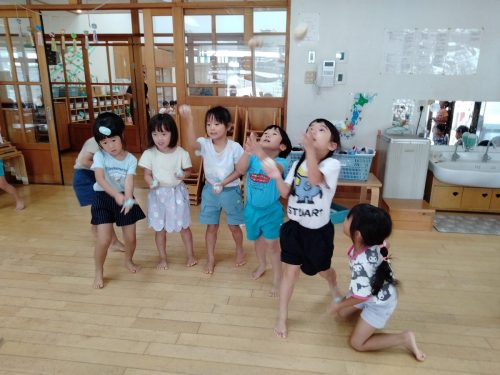 9月16日：お手玉5回連続できるかな？