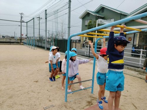 3月18日：うんていをしたよ